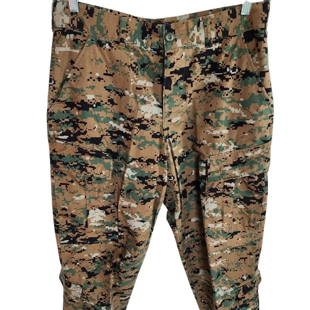 Prestige Tactical Wear Pants Men's Medium Regular Camo Digital Cargo Trousers - Picture 2 of 16